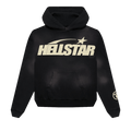 Hellstar Greatest Hits Smoke Uniform Hoodie Black - front view - District 97 Clothing streetwear