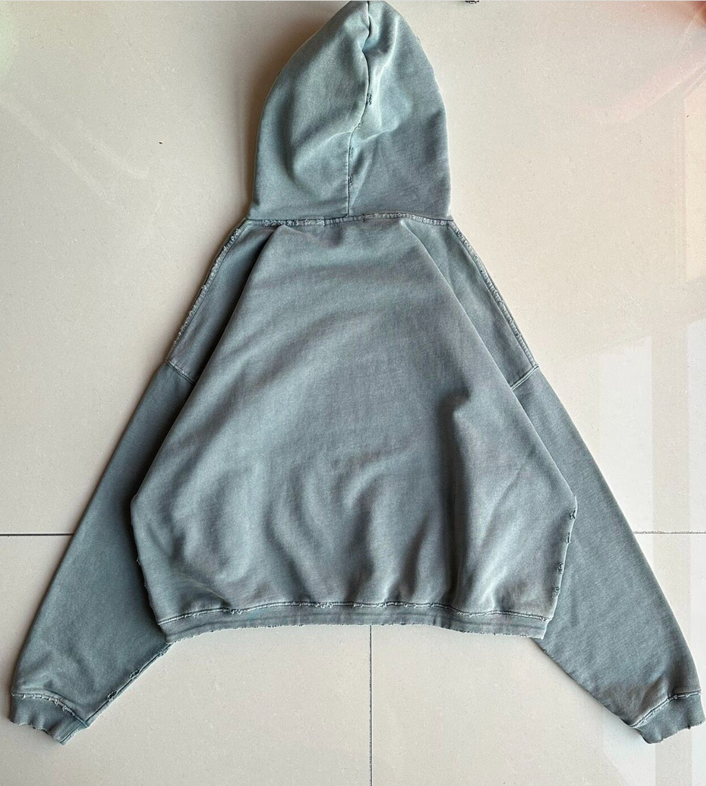 Utsuro Vintage Hoodie - back view - District 97 Clothing streetwear