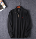 Classy Quarter Zip Sweatshirt - front view - District 97 Clothing streetwear