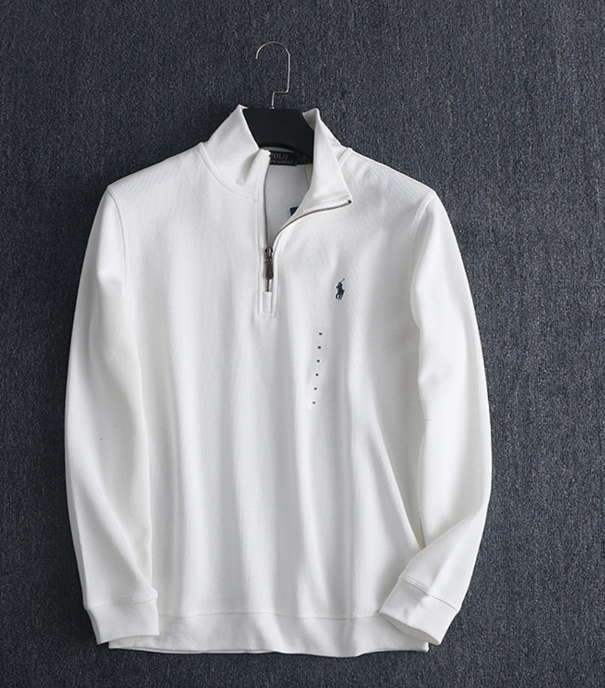 Classy Quarter Zip Sweatshirt - side view - District 97 Clothing streetwear