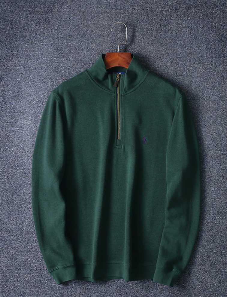 Classy Quarter Zip Sweatshirt - back view - District 97 Clothing streetwear