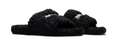 Balenciaga Furry Slides - front view - District 97 Clothing streetwear